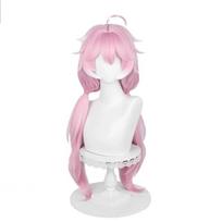 Encore Cosplay Perukas Žaidimas Ilgas Rožinis Baltas Sruogelės Unisex Atsparus Karščiui Sintetinis Plaukas Helovinas Anime Perukai + Peruko Kepuraitė One Size white