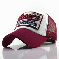 Foreign trade hot-selling wester baseball cap washed full hat edged sun hat men's and women's new baseball caps raudona
