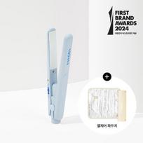 Bodana Pocket Mini Plaukų tiesintuvas Kreminės mėlynos spalvos white