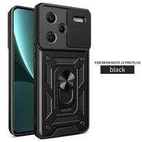 for Redmi Note 13 Pro Plus 5G 4G Case Car Magnetic Ring Holder Slide Camera Armor Shockproof For POCO X6 Pro 5G For POCO X6 5G juoda