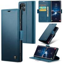 S24 Ultra Case for Samsung S25 Ultra S23 Case Samsung Galaxy S22 S21 Note10 20 Herder Luxury Business Leather Wallet Flip Cover Samsung S24 Ultra mėlyna