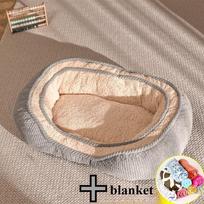 Soft and Cozy Dog House Sofa Four Seasons Universal Pet Bed for Small and Medium-sized Dogs and Cats Dog Cushion Pet Supplies S beige