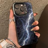 Creative Mountain Magma Lightning Silver IMD Phone Case For  Mi 14 13 12 12T 13T Pro 11 Lite 5G Poco F6 X5 X6 M6 Pro Cover Poco F5