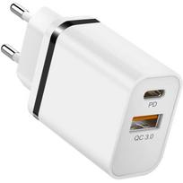 Fast Charger Adapter 2 USB Type-C Ports for Samsung A56 A55 A54 A36 A35 A34 A32 4G-5G A31 A30