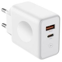 30W Fast Charger - E.F.CONNECTION - 2 Ports - USB-C and USB-A - Compatible Samsung Galaxy A02s-A23