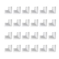 Pack of 24 Picture Frame Mirrors and TV Foam Corner Protectors Packaging Edges Guards for Safe Moving and Shipping