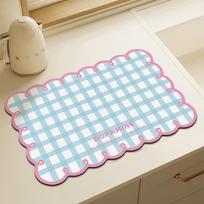 Small Clean Fresh Air Absorbent Kitchen Drain Mat Household Insulated Table Counter Counter Quick-drying Non-slipPlacemat 30x40 cm