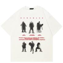 Streetwear Juokingi Grafiniai Marškinėliai Medvilniniai Marškinėliai Unisex Viršūnės Vasariniai Marškinėliai Trumpomis Rankovėmis S balta