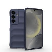For Samsung Galaxy S25 Case Liquid Silicone Cover Samsung S25 Cover Shockproof Rubber Fushion Phone Protector Case S25 Plus Case For S25 Ultra tamsiai violetine spalva