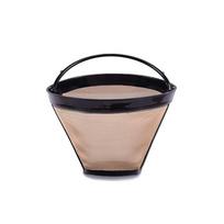 LMETJMA Reusable Coffee Filter Cone Coffee Maker Filters for Ninja Coffee Bar Brewer Replacement Permanent Basket Filter JI212 black