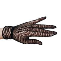 Women Wedding Gloves Mesh Fishnet Gloves UV-Proof Mittens MIT juoda