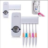 Fully Automatic Toothpaste Squeezer Set No Punching Dustproof Toothbrush Storage Rack Bathroom Toothbrush Squeezer
