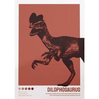 Vintažinis abstraktus Tyranozauras T-Rex Pterozauras Darželio drobės paveikslas Plakato spaudinys Sieniniai paveikslai Berniuko vaiko kambarys namų dekoras 21cm×30cm NoFrame black