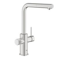 GROHE 30601DC0 - Kriauklės maišytuvas BLUE PURE su ištraukiamu antgaliu, nerūdijančio plieno
