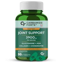 Carbamide Forte Glucosamine Tablets - Joint Support Supplement with Collagen & Glucosamine Chondroitin MSM - 90 Tablets