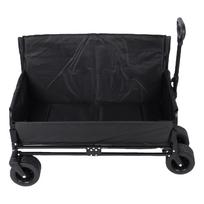 Folding Wagon Cart Sofa Oxford Cloth Rainproof Multifunctional Camping Cart Sofa Chair with PU