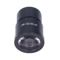 Mikroskopo objektyvas WF10X20 Laboratorinis stereo mikroskopo objektyvas 30 mm sąsaja Aukštas žiūros taškas Plataus kampo