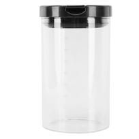 Stiklainis su dangteliais, su matavimo skale, maisto laikymo indai virtuvei, namų ūkiui, biriems produktams 800 ml