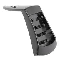 Triangle Mandolin Tailpiece Black Metal Replacement for 8 String Arched Top with Screws