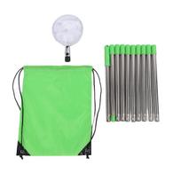 Fruit Picker Stainless Steel Long Pole Fruits Catcher Grabber Harvesting Picking Tool for Orange