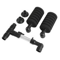 Akvariumo Bio Kempinės Filtras Dvigubos Galvutės Deguonimi Prisotintas Didelio Tankio Porėtas Mini Žuvų Akvariumo Oro Filtras black