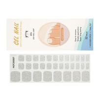 Toe Nail Art Stickers Silver Glitter Semi-curing Nail Polish Glue Nail Stickers Semi-baked Gel Nail Art normal specification