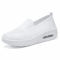 Kangtai Shoe Factory spring new women's shoes one-pedal rocking shoes platform air cushion casual shoes 36
