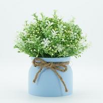 Simulated Orchid Bean Small Bonsai Artificial Flower Decorations Creative Living Room Tabletop Green Plants Home Decorations