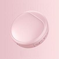 New Makeup Mirror Hand Warmer Baby Multi-functional Hand Warmer Artifact Mini Portable Portable Heating Makeup Mirror 3-in-1 rožinė