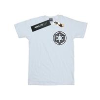 Star Wars Mens The Mandalorian Galactic Empire Insignia Breast Print T-Shirt S