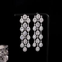 Zir*****val fringed earrings temperament earrings niche exaggerated high-end earrings women