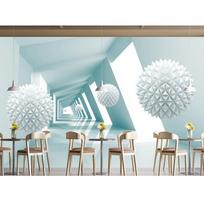 Modern 3d Wallpaper Ball Abstract Building Space Wall Mural Living Room Bedroom Mural Wallpaper 200 cm(W) x 140 cm(H)