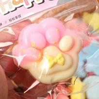 Taba Squishy Katės Letena Streso Atsarginis Žaislas Super Minkšti Sensoriniai Fidget Žaislai Vaikams Suaugusiems Nerimo Atsipalaidavimui Suspaudžiami Dovanos beige