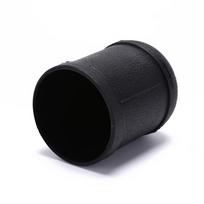 1 vnt. 7,5 cm x 10 cm KTV baro vakarėlio žaidimo žaislas plastikinis kauliukų puodelis juodas purtymo puodelis dėžutė