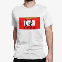 Herren Bio Baumwolle T-Shirt Duff Beer Die Simpson Parodie Bier Logo Retro S-XXX L