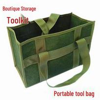 Large Capacity Wear-resistant Canvas Electrician Tool Bag Small Thickened [L29 W17 H17]