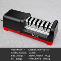 TAIDEA EU PLUG Electric Knife Sharpener AC 220V Professional Sharpening System DIY Diamond Grit 360-1000# With Polishing tool US PLUG