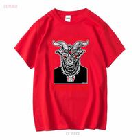 Lurking Class T Shirt Men Size XL Goat Trust No Suits  vintage Washed Slightly Top For Everyday Wear fashion Comfortable S