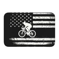 Mountain Bike Front Door Mat Anti-Slip Outdoor Absorbent Bicycle Racing MTB Biker Doormat Kitchen Bedroom Entrance Rug Carpet 40x60cm