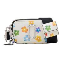 Marc Jacobs Snapshot Wild Daisy Pattern Print Leather Crossbody Bag Women bags White 2P5HCR009H02-101 Basic Set (Bag+Dust Bag)