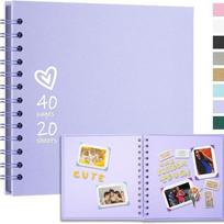 Large Capacity Photo Albums Scrapbook 40 Pages Photo Storage Collect Book Diy Craft Album balta