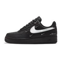 Nike Air Force 1 Atsparūs trinčiai Žemi Batai Riedlentėms Unisex Juodi Sidabriniai HQ1180-001(Komanda162-) 35.5 black