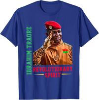 Burkina Faso Ibrahim Traoré Thomas Sankara African President Graphic T Shirts Women Unisex High Quality Cotton Shortsleev S
