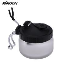 KKmoon Airbrush Pintar limpiador Pote Vidrio Titular Jar Botella 5 Filtros