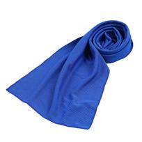 Yoga Chill Sport Fitness Cooling Ice Summer Reusable Face Quick-Dry Cold Towel 30*80cm tamsiai mėlyna spalva
