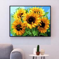 Deimantinė tapyba Viso gręžimo gyvūnai Deimantiniai siuvinėjimai vilkas lokys kryželiu Sienų dekoras 20X30CM orange