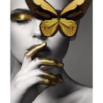 Full 5D Diy Diamond Painting Butterfly Beauty Diamond Embroidery Cross Stitch Home Decor Handmade Gift 25x30cm black