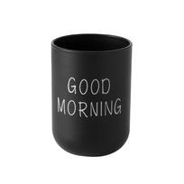 TB Good Morning Cup Toothbrush Holder Washing Drinking Bathroom Tooth Mug juoda
