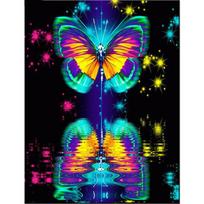 5D Diy Diamond Painting Colorful Butterfly Diamond Embroidery Cross Stitch Home Decor Handmade Gifts Square 20x30cm blue