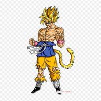 Pleistrai Drabužių maišeliui Lygintuvai ant terminių lipdukų Ssj Adult Gt Goku Goku Goten Pattern Plaunamas šilumos perdavimas yellow